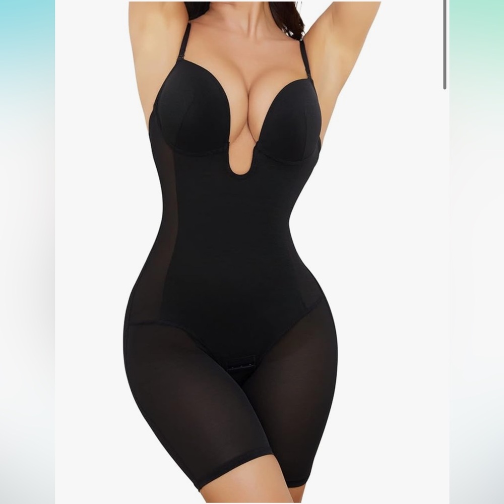Slimers Body Shaper for Women Tummy Control U Plunge Backless Full Body 3XL